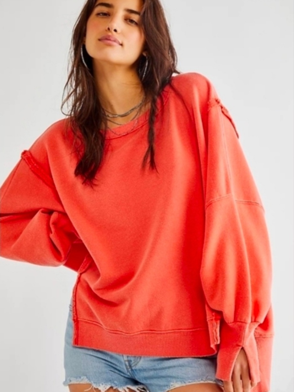 Free People We The Free Camden sweatshirt- RARE COLOR